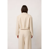 Acile crop blazer | Bone
