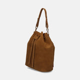 Saku Bucket Bag |Suede Brown