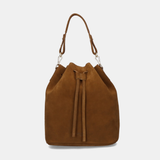Saku Bucket Bag |Suede Brown