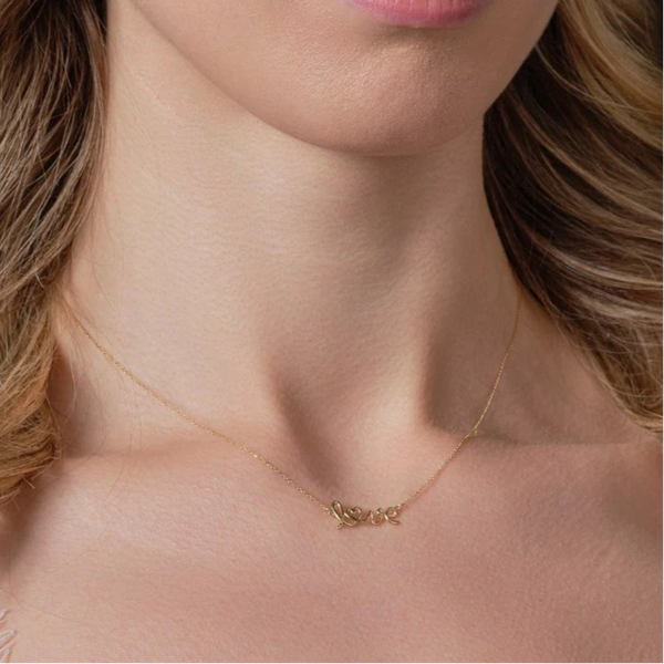 Love Necklace | 9ct. Gold