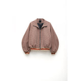Check Bomber jacket