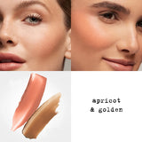 Hydro bur cheek duo | Apricot & golden