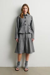 Lyndsey Skirt | Grey Melange