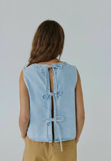Lei denim top
