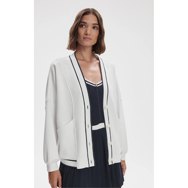 Decker off court Cardigan | White