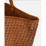 Woven tote | Camel