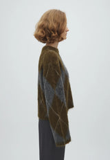 Zelie-M Knit | Argyle Olive