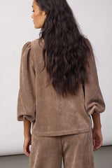 Daisy Cord Shirt | Walnut