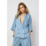 Tilly denim Blazer | Fade denim