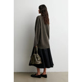 Alpha knit Oversized Cardigan