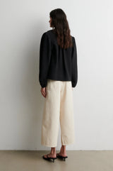 Reece Denim Trouser | Cream