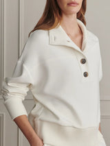 Bronya Button Placket Sweat | Pristine