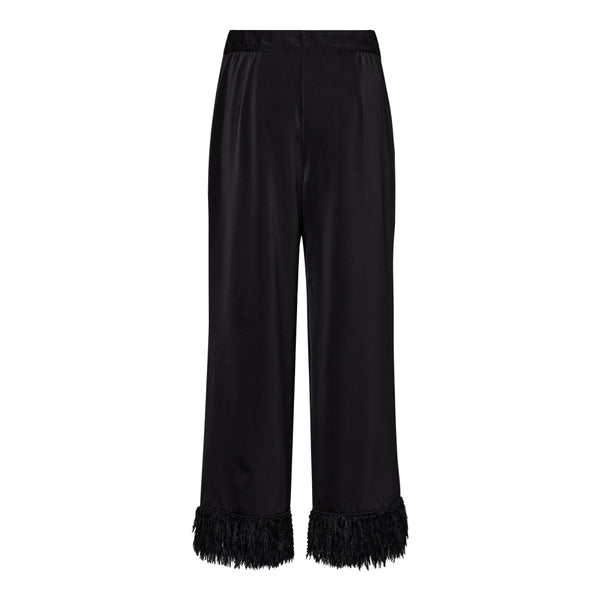 Feather Trousers | Black