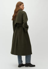 Odonna Coat | Dusty olive