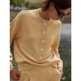 Reena Button Sweat