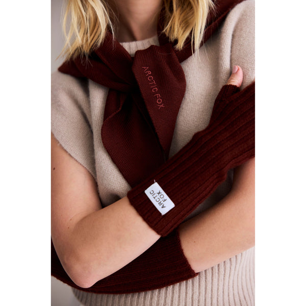 Merino mittens | dark walnut