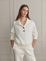 Bronya Button Placket Sweat | Pristine