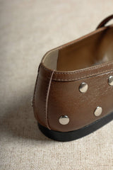 ALLI STUD Mary Janes | MOSS GREEN  coming soon