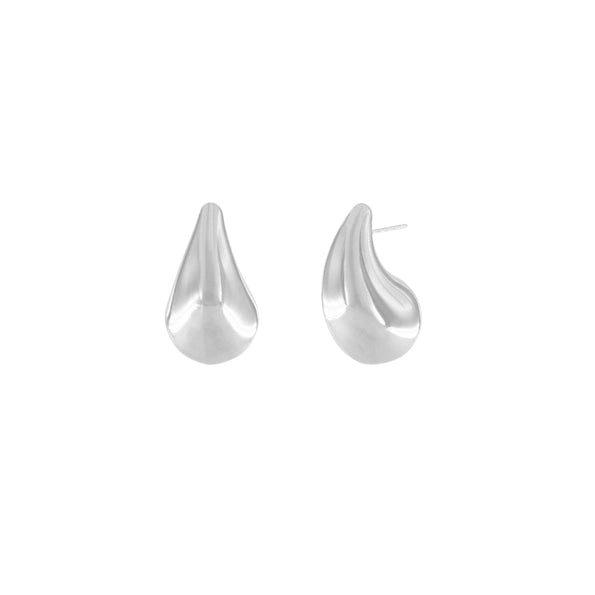 Hailey Teardrop Earrings | Silver