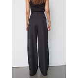 Luna Pleat Pant | Black
