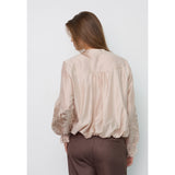 Melin Balloon Emb Shirt | Champagne