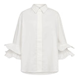 Halen Flare Shirt | White