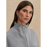 Hawley Half Zip Sweat | blue clay