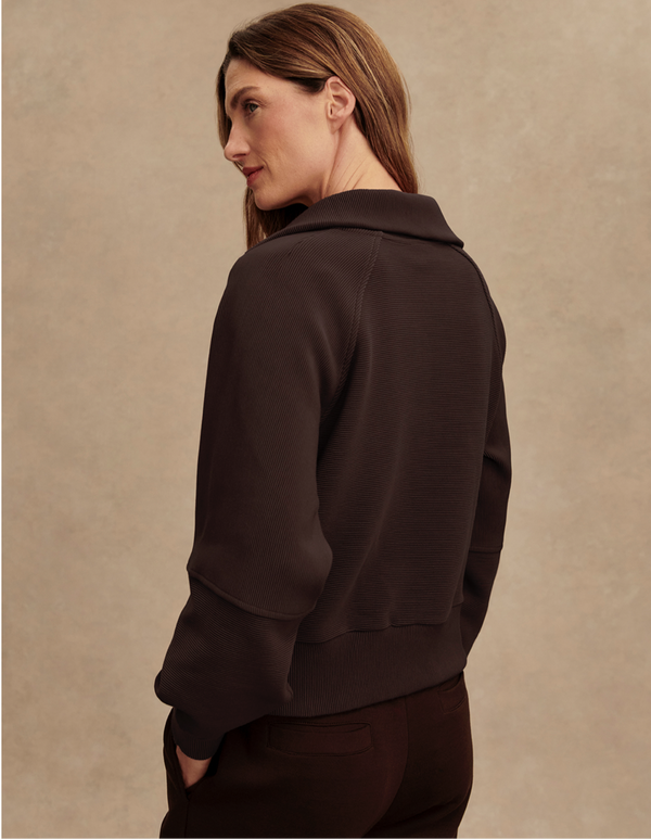 Milano Half Zip | Coffee Bean
