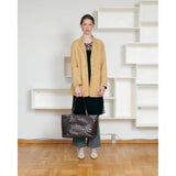 Braided Shopper | Chocolate