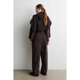 Matima O-Neck Tee | Dark Brown