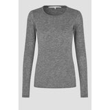 Matima O-Neck Tee | Dark Grey Melange