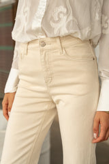 Solange Straight Jean | cream