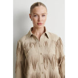 Dancing Cropped Shirt | Chinchilla