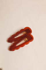 Hair Clips | Delicate Red