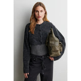 Varano Knit Balero | Dark Grey Melange