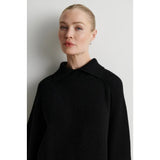 Ettas Knit T-Neck | Black