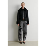 Lawrissa Denim Barrel Jeans | Grey Denim