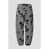 Lawrissa Denim Barrel Jeans | Grey Denim