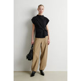 Arkai Drape Top | Black