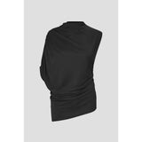 Voco Drape Tee | Black