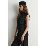 Voco Drape Tee | Black