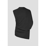 Voco Drape Tee | Black