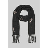Luma Sequin Scarf | Black