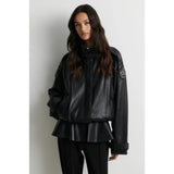 Aluka Leather Jacket | Black