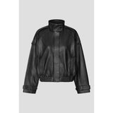 Aluka Leather Jacket | Black