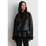 Aluka Leather Jacket | Black