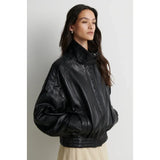 Aluka Leather Jacket | Black