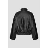 Aluka Leather Jacket | Black