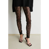 Luria Lace Leggings | Black