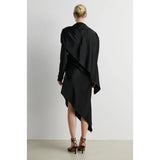 Opala Asymmetric Dress | Black